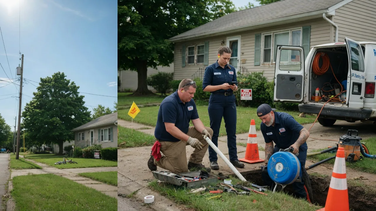 Sewer Line Repair in Perkinsville, VT near me